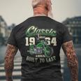 ビンテージ バイク バイカー バイクの誕生日 1964 年生まれ 長袖tシャツ メンズTシャツ バックプリント 高齢者への贈り物