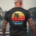 フィリピン ボラカイ メンズTシャツ バックプリント 高齢者への贈り物