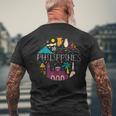 フィリピンの面白い国民のシンボル フィリピンのお土産 メンズTシャツ バックプリント 高齢者への贈り物