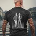 フィル・コリンズ&エリック・クラプトン ビフォア・ロイヤル・アルバート・ホール コンサート メンズTシャツ バックプリント 高齢者への贈り物