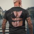 フェイク 腹筋 面白い ビキニ ボディ マッスル 6パック 3D メンズTシャツ バックプリント 高齢者への贈り物