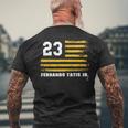 フェルナンド・タティスjrヴィンテージフラッグゲームデー メンズTシャツ バックプリント 高齢者への贈り物