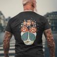 フライアガリック。 メンズTシャツ バックプリント 高齢者への贈り物
