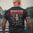 ブラジリアン柔術 解剖学 ブラジリアン柔術 メンズTシャツ バックプリント 高齢者への贈り物