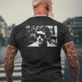 ブラジルのレーシングドライバー アイルトン・セナ 1985 メンズTシャツ バックプリント 高齢者への贈り物