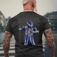 ブロマイドシリーズ ハンターナイト ツルギ メンズTシャツ バックプリント 高齢者への贈り物
