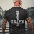 ヘビーメタル逆さま逆十字メタルヘッドサタン面白い Heavy Metal Inverted Crossatan メンズTシャツ バックプリント 高齢者への贈り物