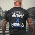 ヘルニアを詰め込んでいます。 メンズTシャツ バックプリント 高齢者への贈り物