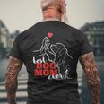 ベスト・キャバリア・キング・チャールズ・スパニエル・パパ・スパニエル メンズTシャツ バックプリント 高齢者への贈り物