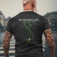 ベトナムホーチミン。 メンズTシャツ バックプリント 高齢者への贈り物