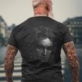 ベートーベンの肖像画、ドットワーク。クラッシック メンズTシャツ バックプリント 高齢者への贈り物