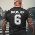 ベートーベン第6交響曲 Bruckner 6 メンズTシャツ バックプリント 高齢者への贈り物