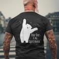 ホッキョクグマは私の精神 動物 かわいい シロクマ好き メンズTシャツ バックプリント 高齢者への贈り物