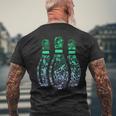 ボウリングピンtシャツ ボウラー用 メンズTシャツ バックプリント 高齢者への贈り物