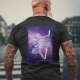 ポールプリンセス デザインa メンズTシャツ バックプリント 高齢者への贈り物