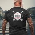 マックスマンシークロスベースボールゲームデー メンズTシャツ バックプリント 高齢者への贈り物