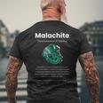 マラカイト宝石の意味 メンズTシャツ バックプリント 高齢者への贈り物
