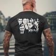 メトロポリス（Metropolis）- 男たちの乱痴気騒ぎ -1927年sf映画 レトロ アート かっこいい メンズTシャツ バックプリント 高齢者への贈り物