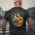 メルティングキューブ 面白い ルービック ルビックス ルービックス プレイヤー キューブ ハロウィン メンズTシャツ バックプリント 高齢者への贈り物