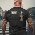 ユニフォームパイロット・ド・ドローン メンズTシャツ バックプリント 高齢者への贈り物