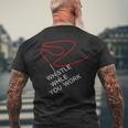 ヨンドゥ・ステップファーザー・ガーディアン・コミックス・ブラード メンズTシャツ バックプリント 高齢者への贈り物