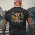 ヨーキー 犬 ヨーキー ビンゴ ヨーキー スタッフ ヨーキー メンズTシャツ バックプリント 高齢者への贈り物