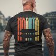 レトロヴィンテージ名古屋 メンズTシャツ バックプリント 高齢者への贈り物