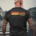 レトロ茅ヶ崎日本 メンズTシャツ バックプリント 高齢者への贈り物