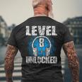 レベル8 アンロック バースデー 8歳 ゲーマー メンズTシャツ バックプリント 高齢者への贈り物