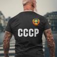 ロシアcccp ソ連ロシアサッカージャージーtシャツ メンズTシャツ バックプリント 高齢者への贈り物