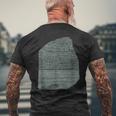 ロゼッタストーン メンズTシャツ バックプリント 高齢者への贈り物