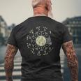 ロータリーダイヤルヴィンテージ古い電話番号 メンズTシャツ バックプリント 高齢者への贈り物