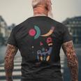 ワシリー・カンディンスキーによるステンシル構成1944 メンズTシャツ バックプリント 高齢者への贈り物