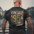 ヴィンテージ 1954 71歳の誕生日プレゼント 男女兼用 71歳 メンズTシャツ バックプリント 高齢者への贈り物