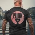 ヴィンテージ 80年代 ディスコソウル音楽またはレトロダンシング ファンク メンズTシャツ バックプリント 高齢者への贈り物