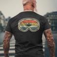 ヴィンテージ F-35 戦闘機 ミリタリー ヘルメット ゴーグル メンズTシャツ バックプリント 高齢者への贈り物