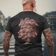ヴィンテージ 自然 樫の木。木 ナチュラル オーク 木 森の男 メンズTシャツ バックプリント 高齢者への贈り物