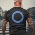 世界糖尿病デー 糖尿病の啓発 メンズTシャツ バックプリント 高齢者への贈り物
