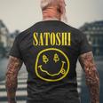 中本聡 イエロースマイル メンズTシャツ バックプリント 高齢者への贈り物