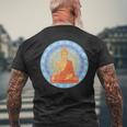 仏 マインドフルネス 仏前 ガウタマ仏教 愛 優しさ 長袖tシャツ メンズTシャツ バックプリント 高齢者への贈り物