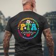 保護者教員会 チームサポーター Pta秘書 メンズTシャツ バックプリント 高齢者への贈り物