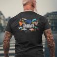 多様性を祝う アクアリウムフィッシュシャツ メンズTシャツ バックプリント 高齢者への贈り物