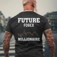 将来のfx億万長者トレーダー メンズTシャツ バックプリント 高齢者への贈り物