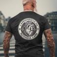 心臓血管集中ケア 心臓 Icu Cvicu 看護師 メンズTシャツ バックプリント 高齢者への贈り物