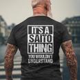 斉藤斎藤苗字名字 Aaito Thing You Wouldn't Understand Family Name メンズTシャツ バックプリント 高齢者への贈り物