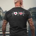 日本とイギリス イギリスの国旗 国旗 メンズTシャツ バックプリント 高齢者への贈り物