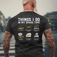 暇な時間にやること トランペットトランペット メンズTシャツ バックプリント 高齢者への贈り物