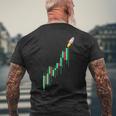 月へムーニング暗号株取引強気トレーダー Btc メンズTシャツ バックプリント 高齢者への贈り物