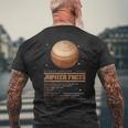 木星の事実 メンズTシャツ バックプリント 高齢者への贈り物