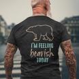 株式トレーダーのためのベアマーケットデザイン メンズTシャツ バックプリント 高齢者への贈り物